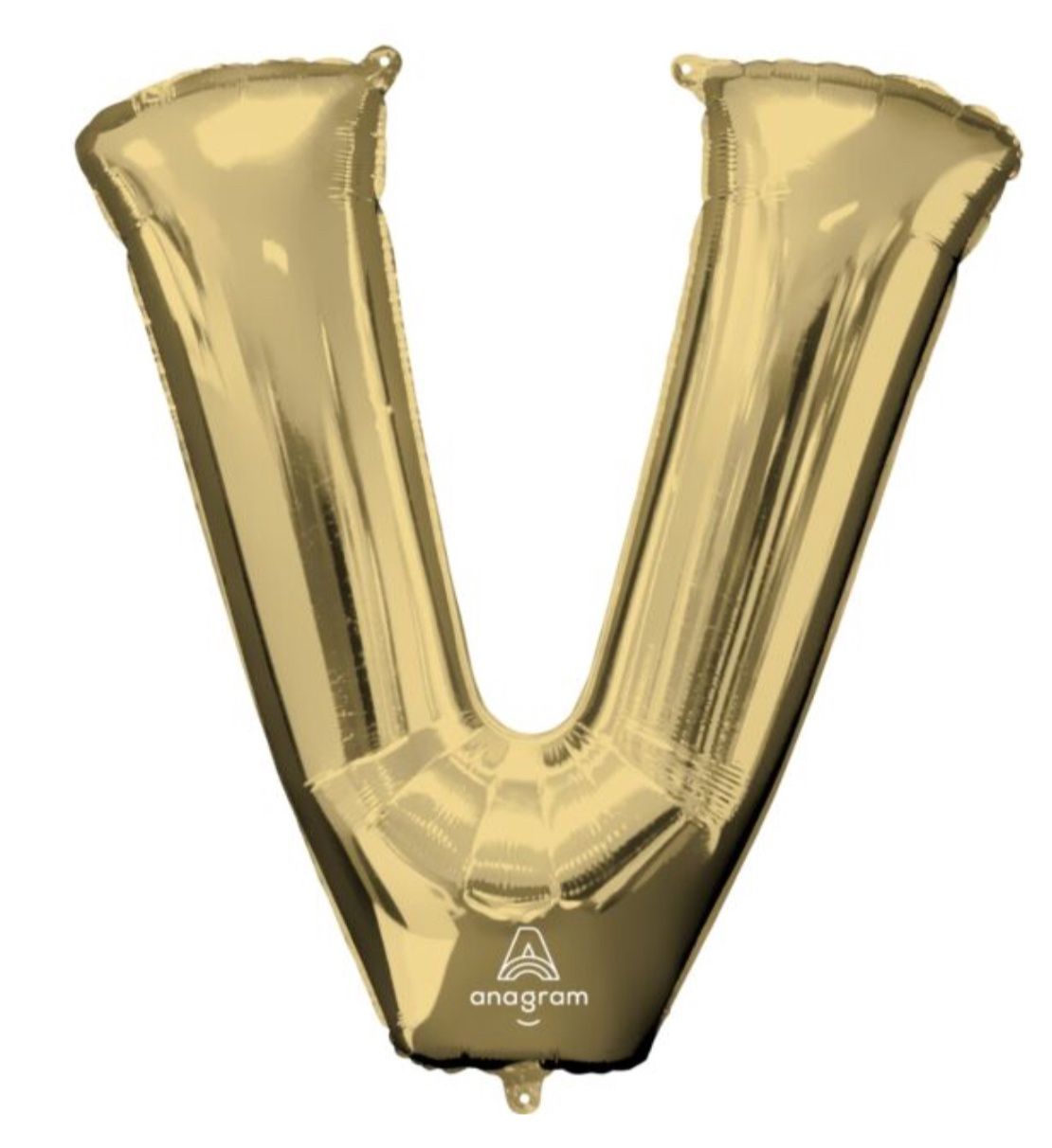 32&quot; Letter V White Gold