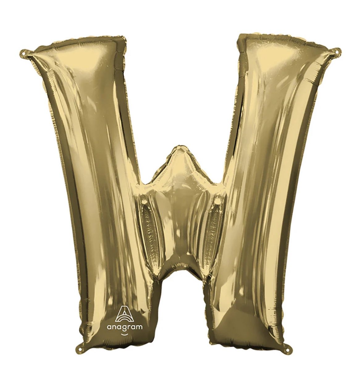 34 inch LETTER W - ANAGRAM - WHITE GOLD