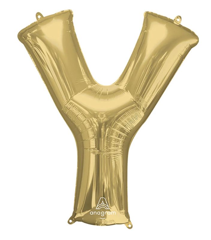 34 inch LETTER Y - ANAGRAM - WHITE GOLD