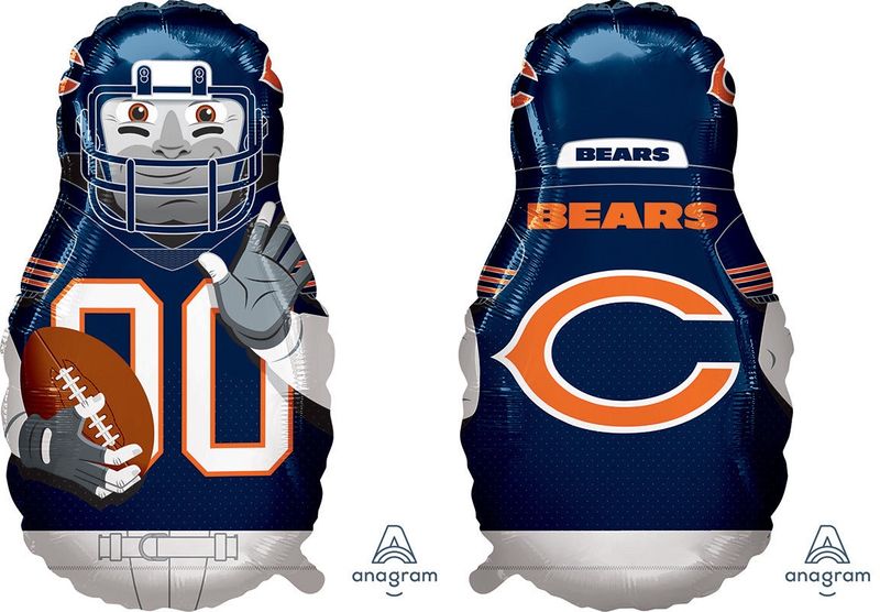 39&quot; NFL Football Player Chicago Bears Foil Balloon