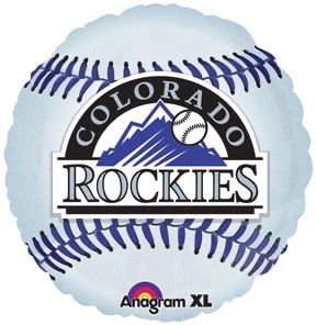 18&quot; MLB Colorado Rockies Baseball Balloon