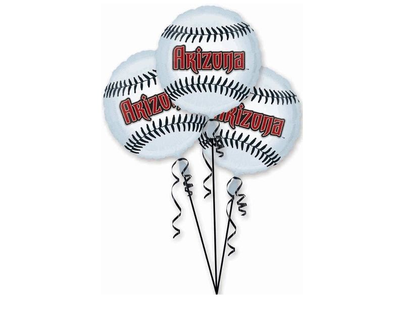 Arizona Diamondbacks Balloons Party Decoration (3 Pack)