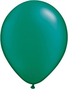 11&quot; Qualatex Pearl Emerald Green Latex