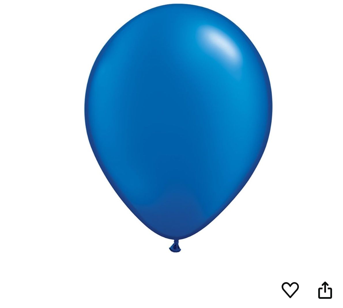 Qualatex 11&quot; Pearlized Sapphire Blue Balloons