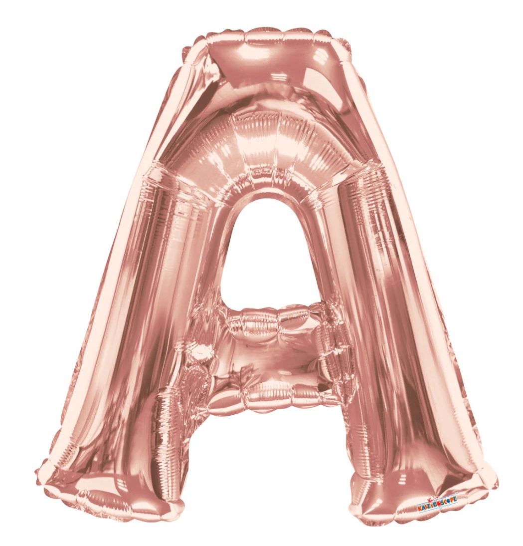 34&quot; SC LETTER A ROSE GOLD SHAPE