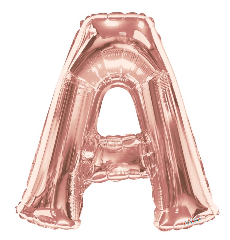 34&quot; SC LETTER A ROSE GOLD SHAPE