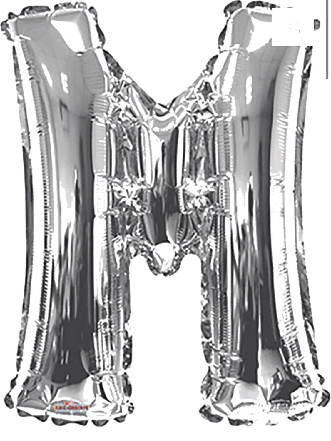 Silver Letter M 34″ Balloon