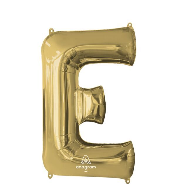 32&quot; Letter E White Gold