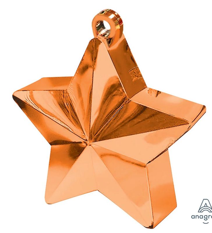 BALLOON STAR WEIGHT - ORANGE