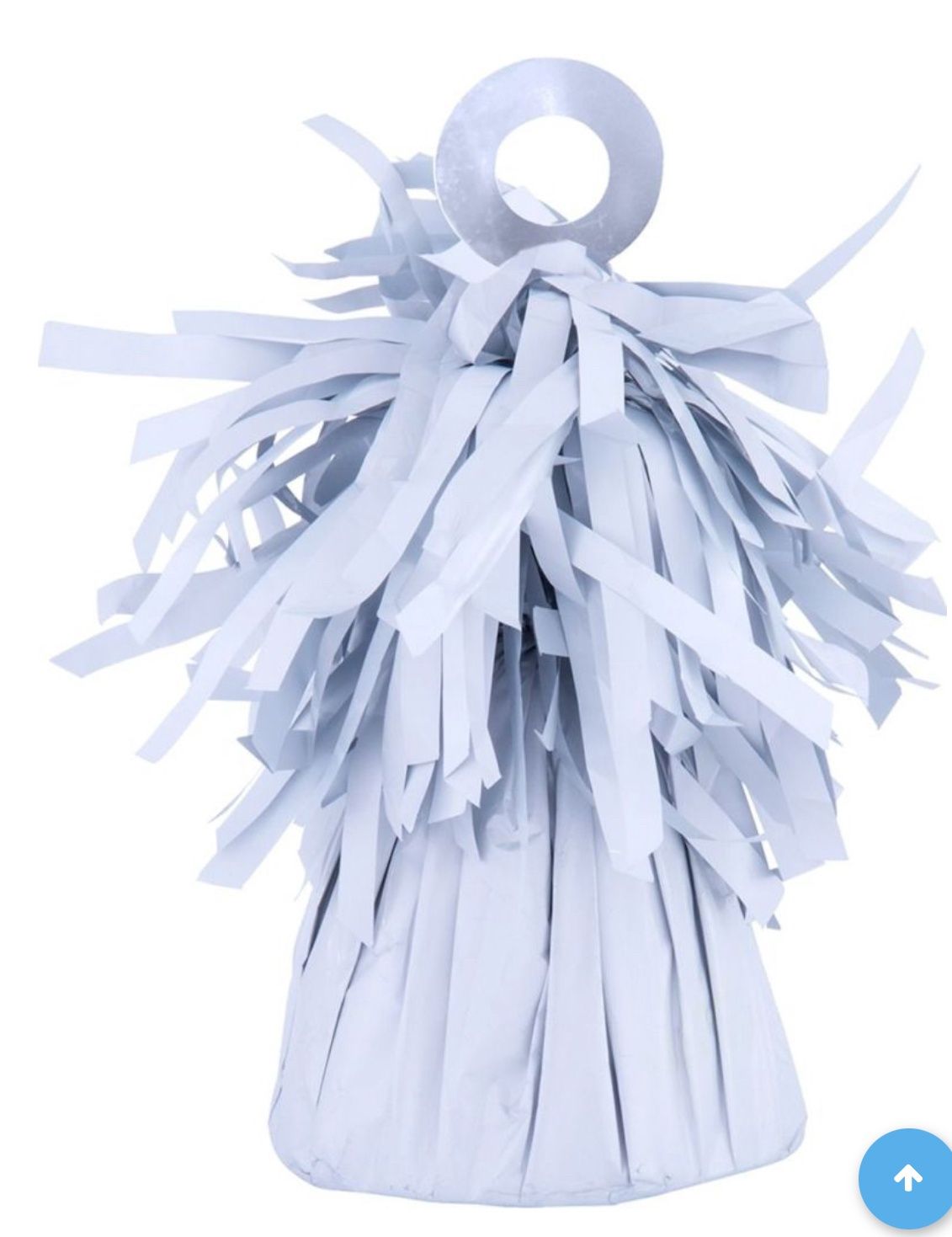 White Foil Balloon Weight