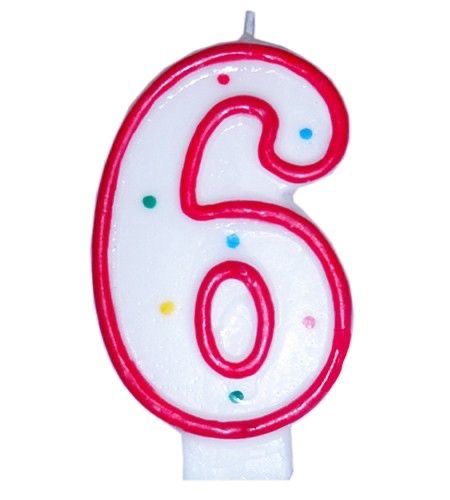 Candle Number 6