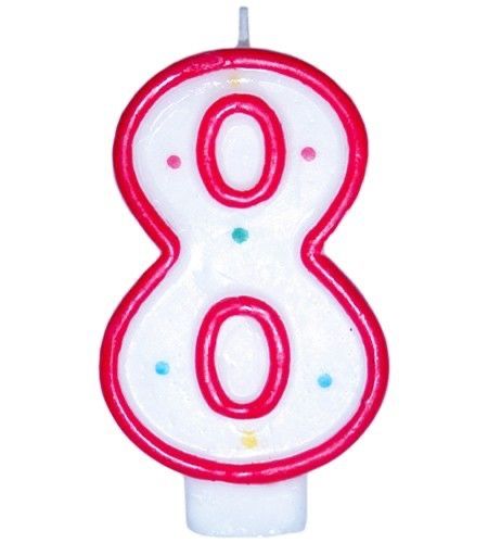 Candle Number 8
