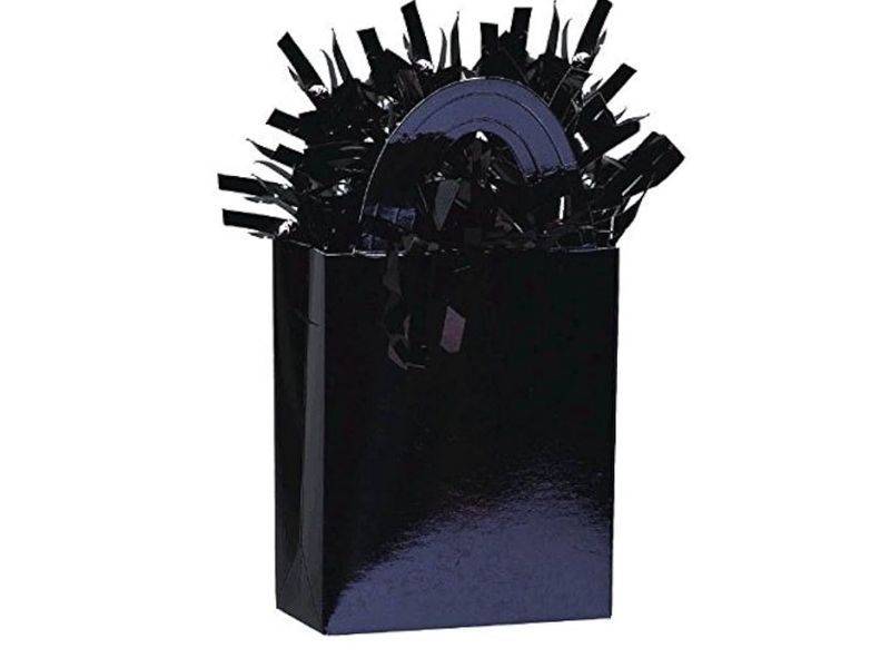 Premium Black Mini Tote Balloon Weights