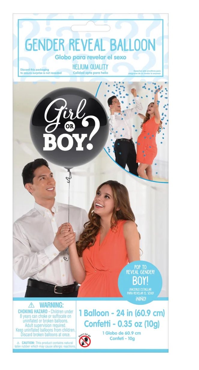 Boy or Girl? Gender Reveal Balloon Boy Latex Balloo