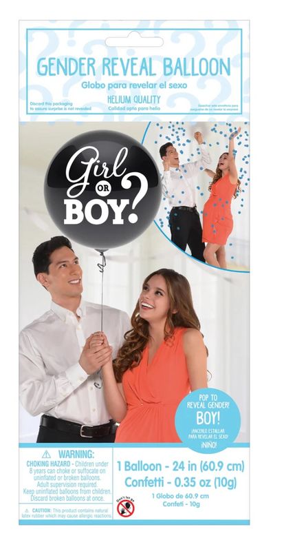 Boy or Girl? Gender Reveal Balloon Boy Latex Balloo
