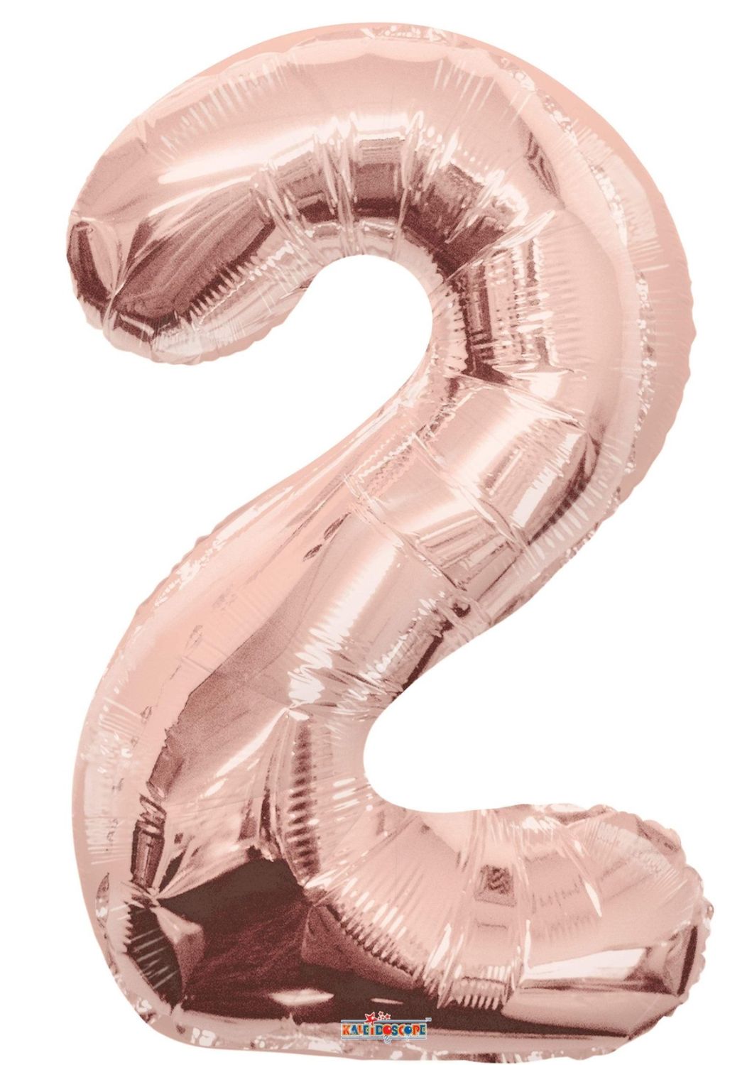 Rose Gold Number 2 Balloon 34″