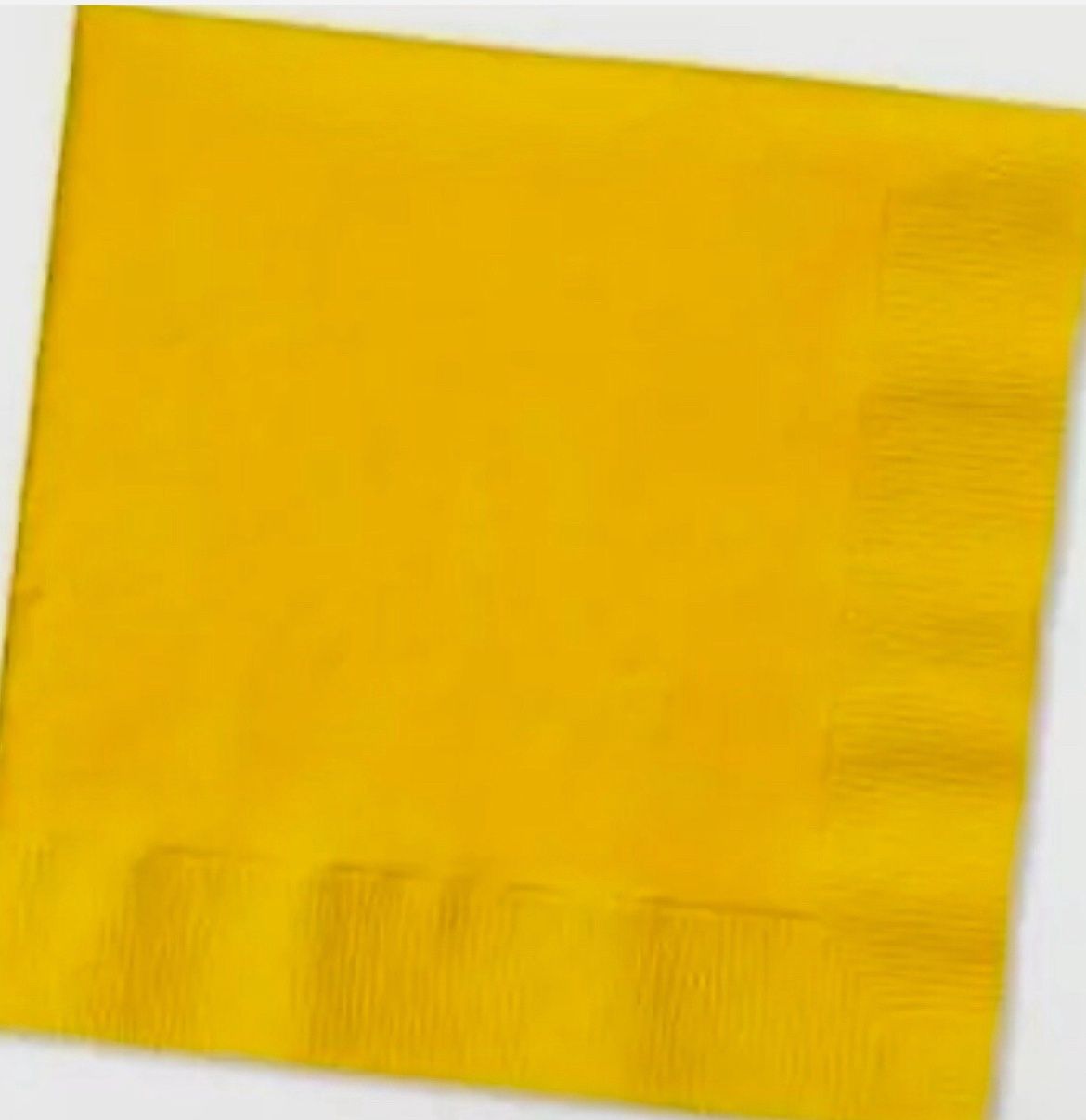 School Bus Yellow Beverage Paper Napkins 50 cy