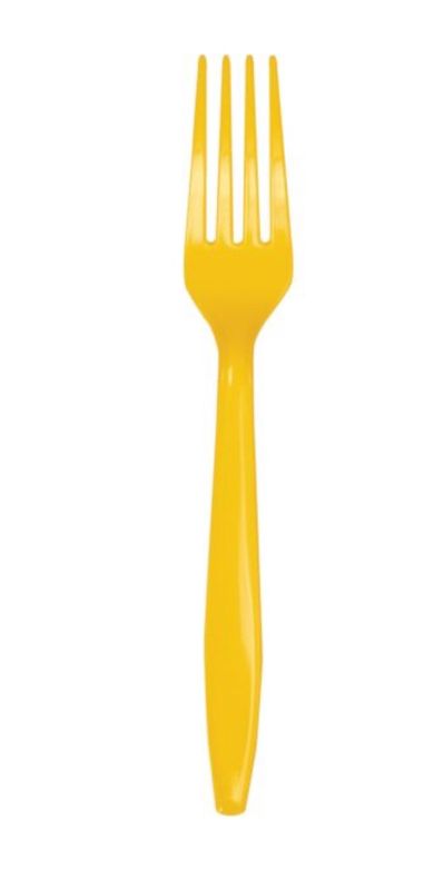 24Ct Fork - School Bus Yellow