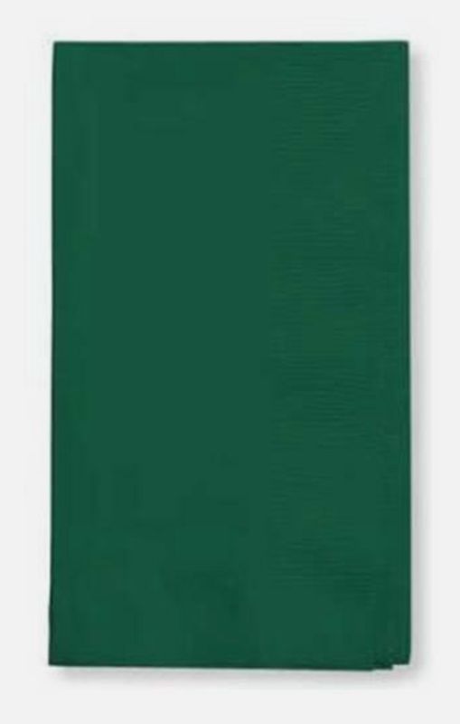 Hunter Green Dinner Napkins 50 Per Pack