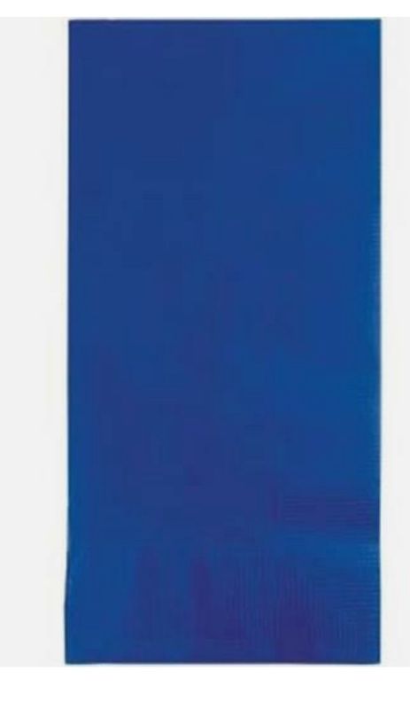Cobalt Blue Dinner Paper Napkins 50 Pack 