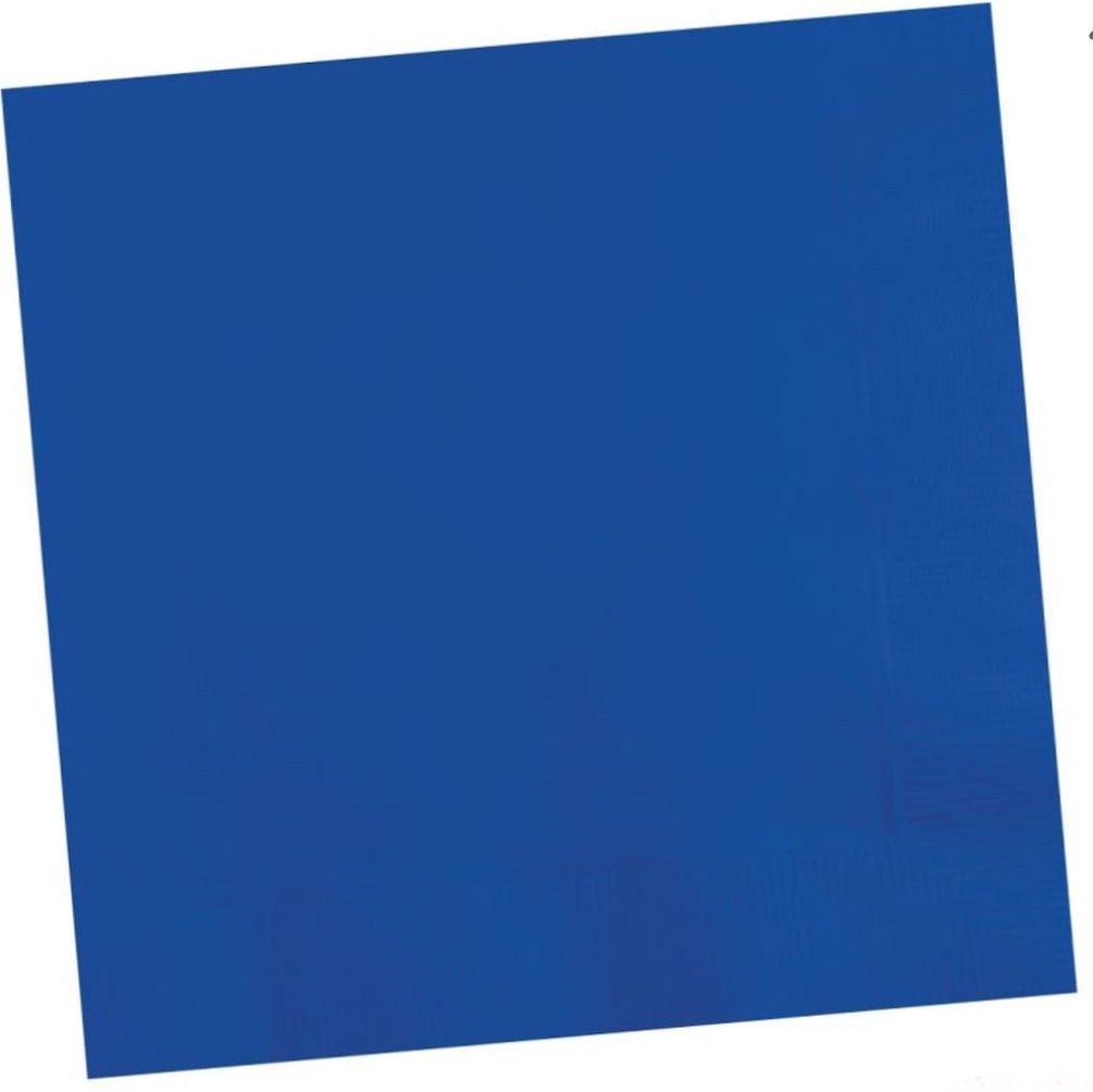 Cobalt Blue Napkin Beverage 50CT