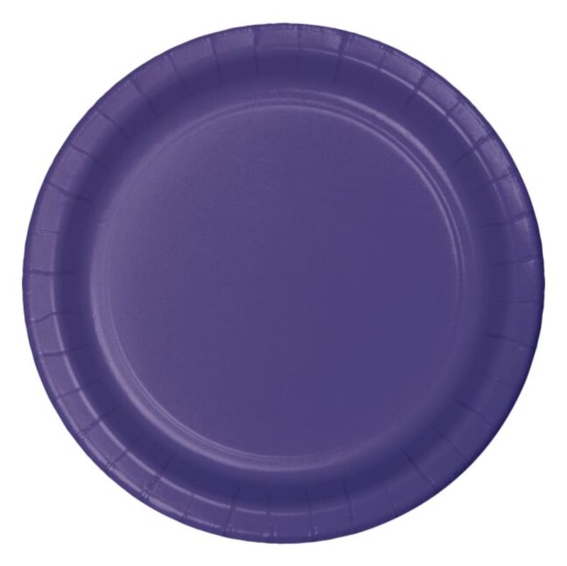9&quot; Paper Plate - Purple