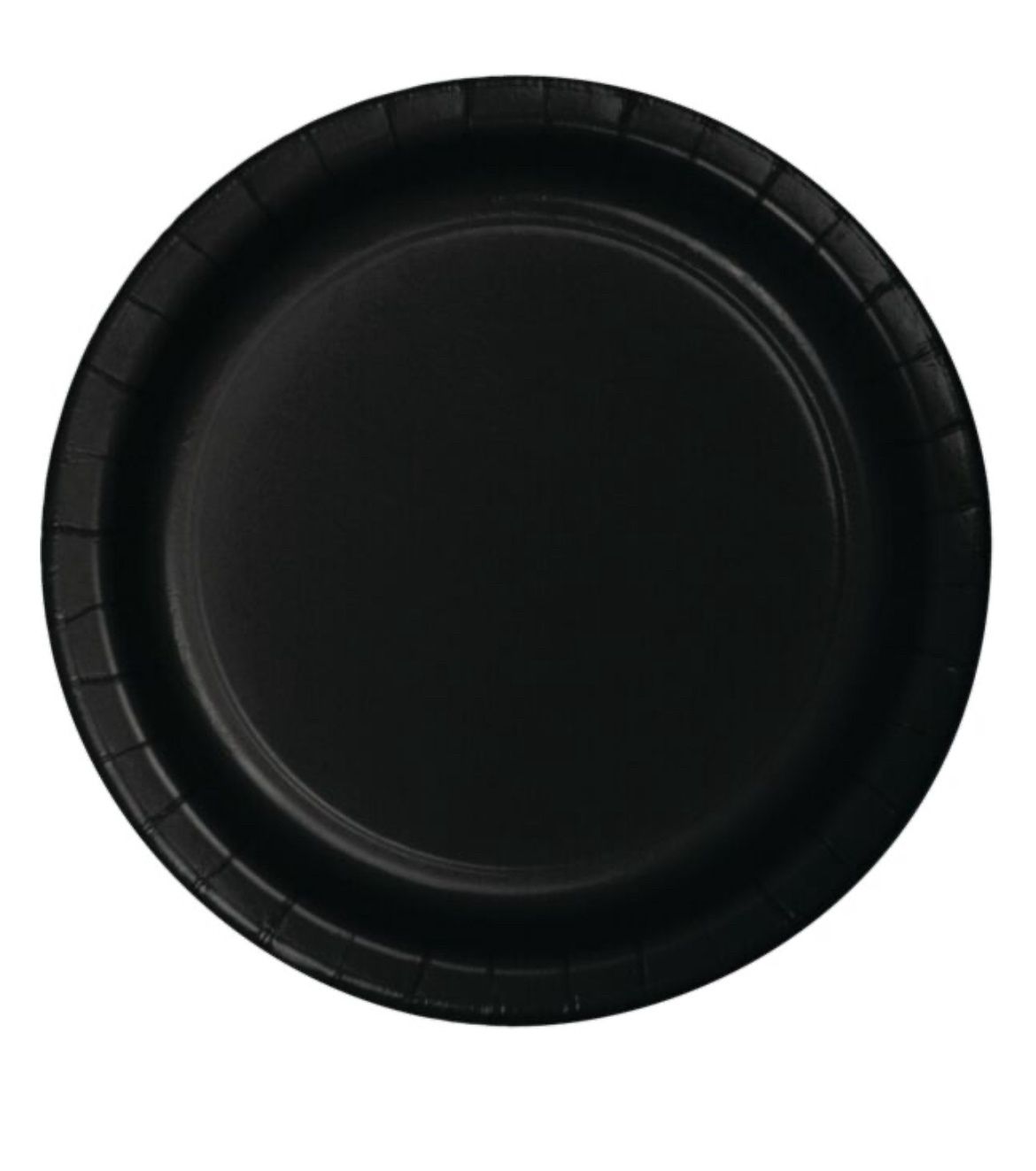 9&quot; Paper Plate - Black Velvet