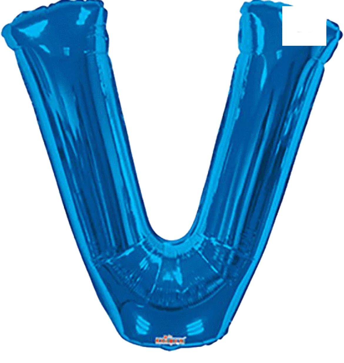 Blue Letter V 34″ Balloon