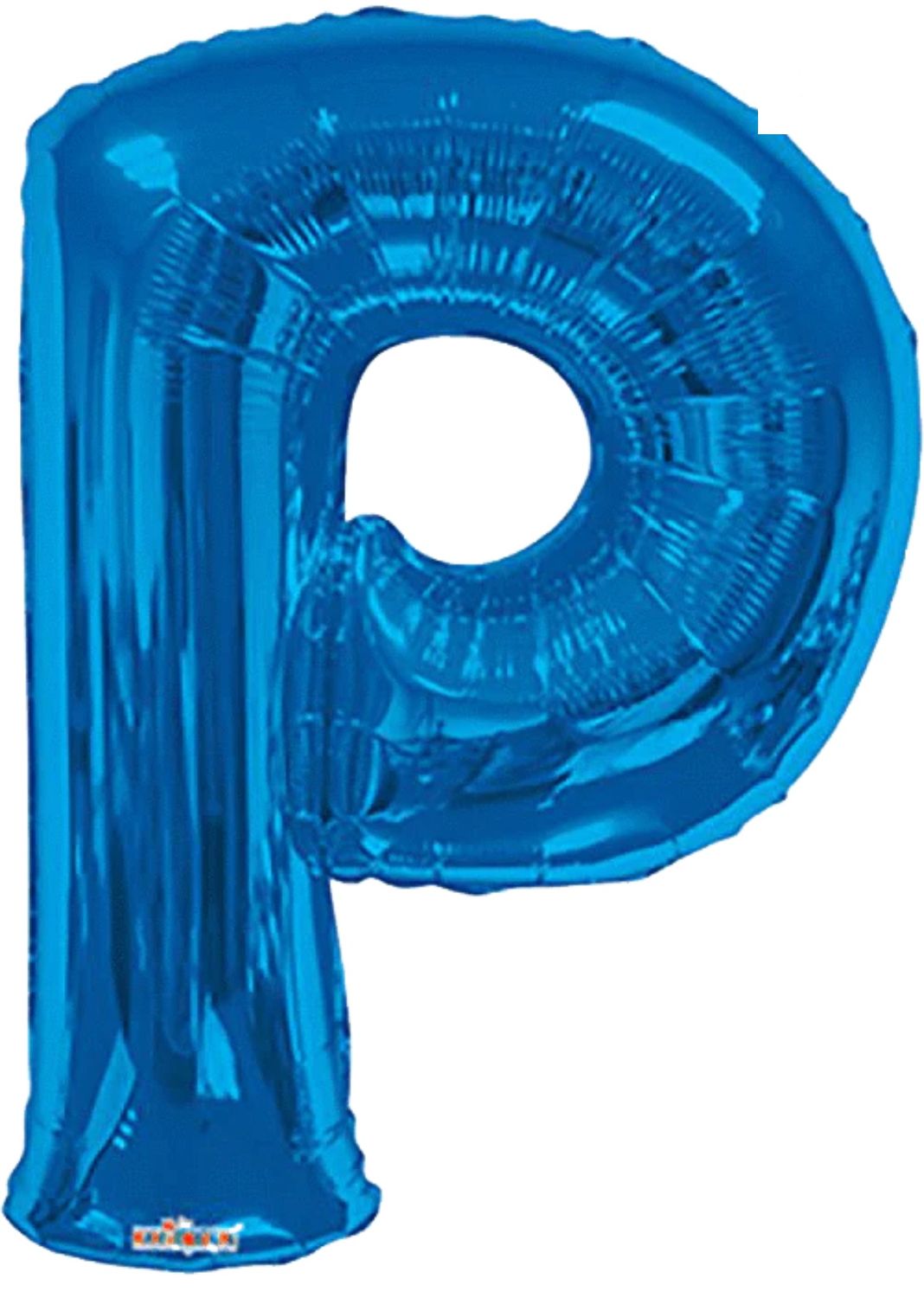 Blue Letter P 34″ Balloon