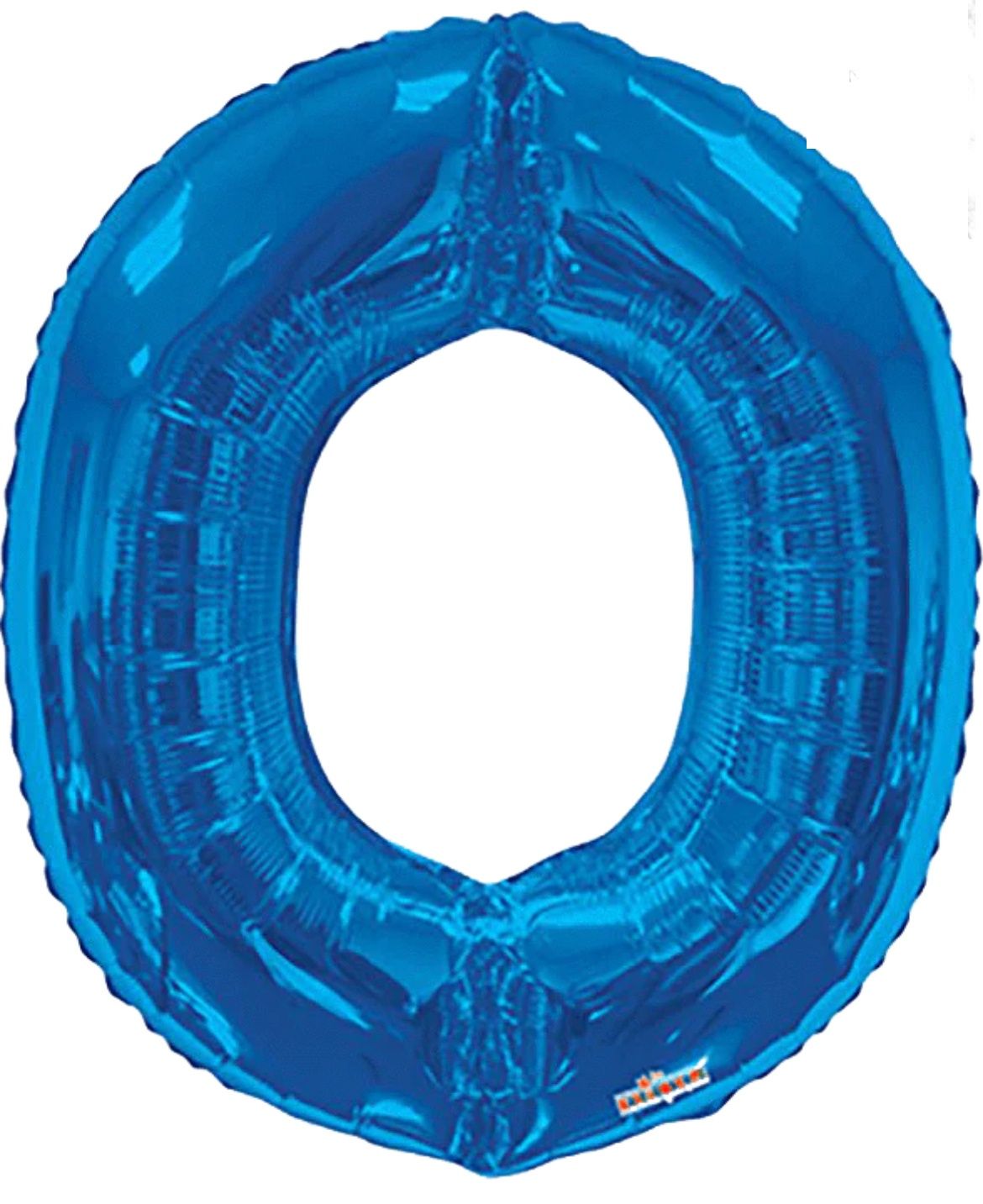 Blue Letter O 34″ Balloon
