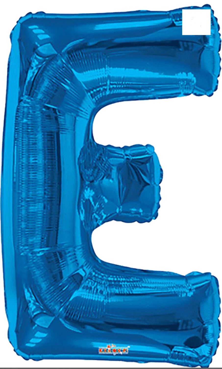Blue Letter E 34″ Balloon