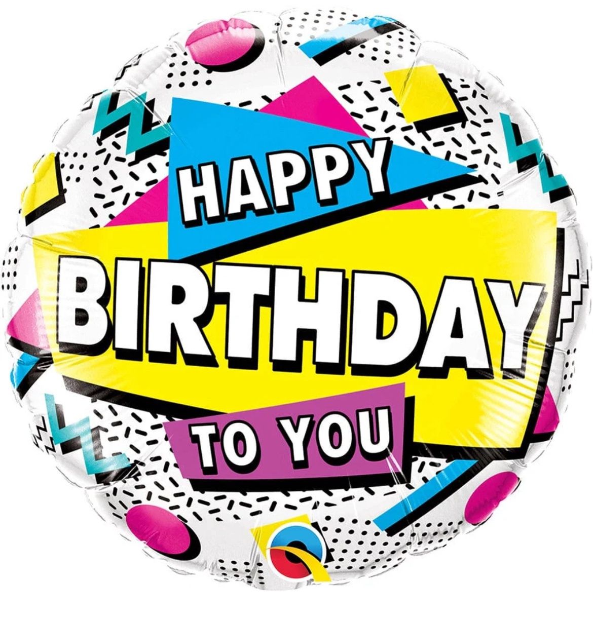 Happy Birthday To You 90&#39;s Retro 18″ Balloon