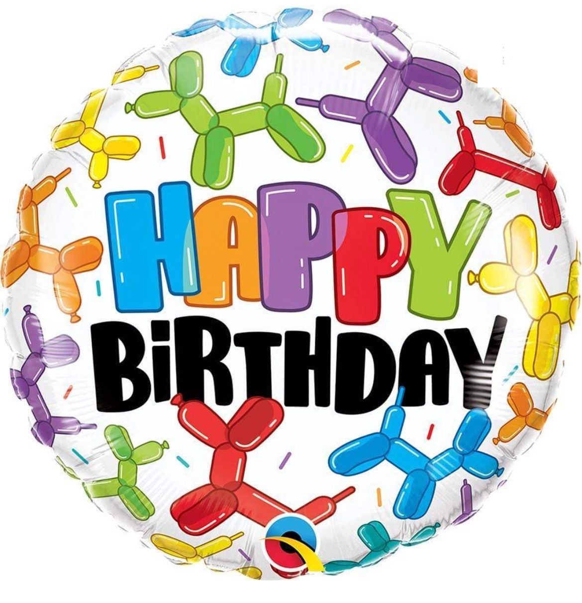 Happy Birthday Balloon Animal Dogs 18″ Balloon