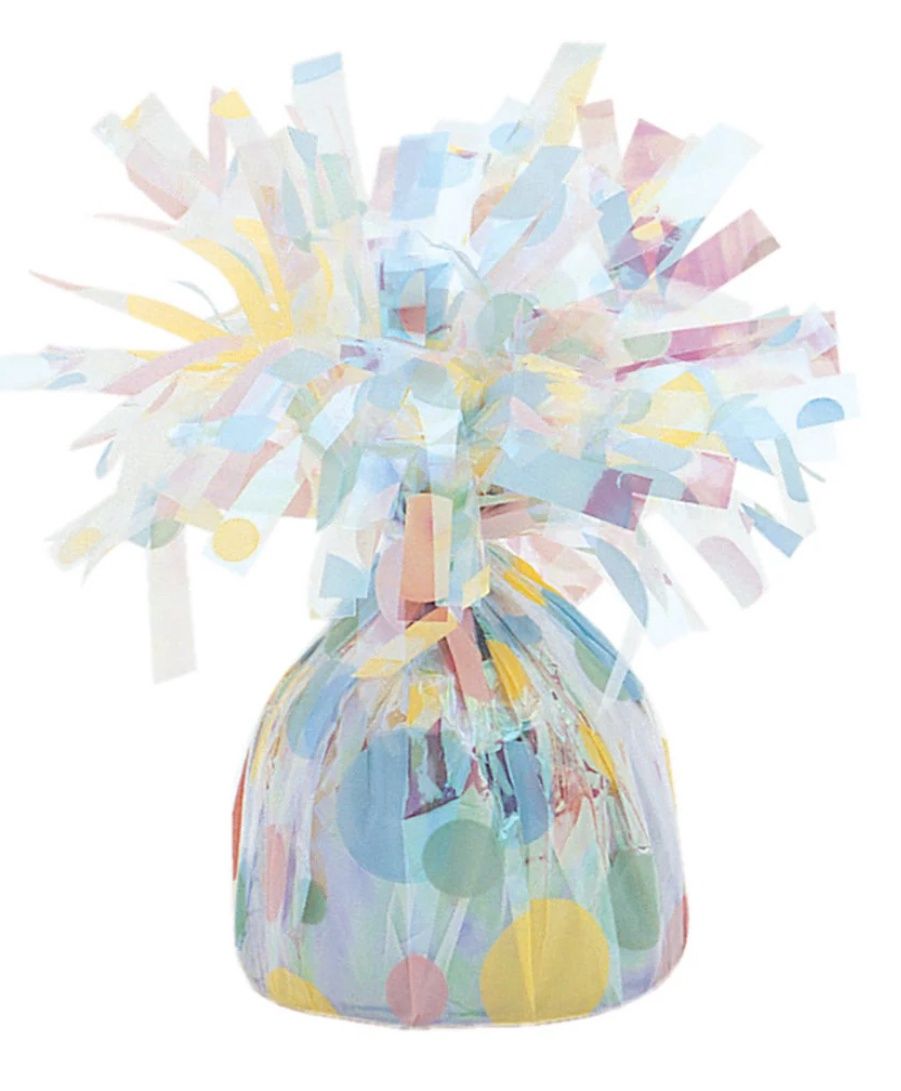 BALLOON WEIGHT - PASTEL POLKA DOTS