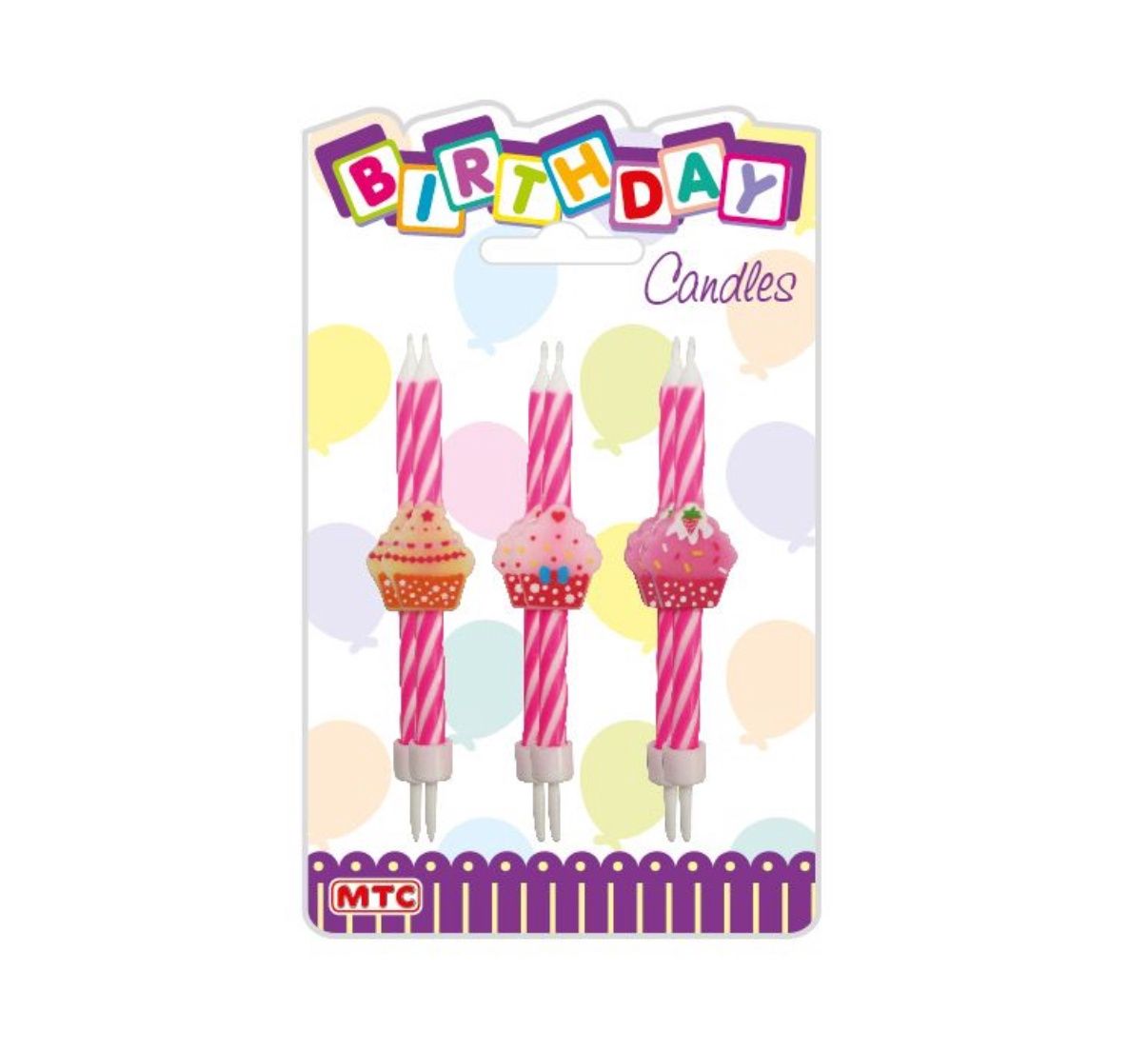 4 Cake Candles 6ct