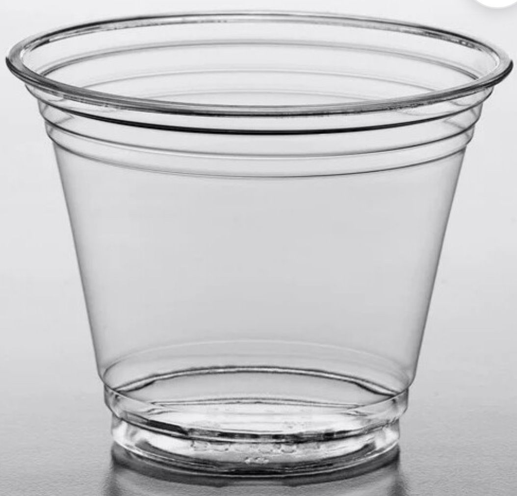 CLEAR CUP 9 OZ