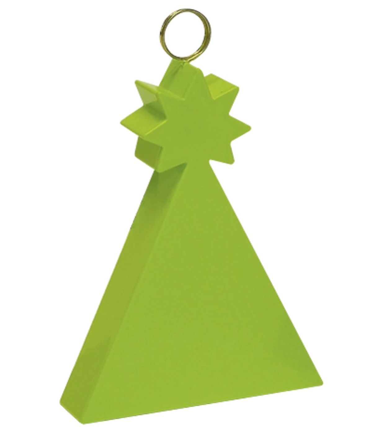 2.8oz Lime Green Party Hat Plastic Balloon