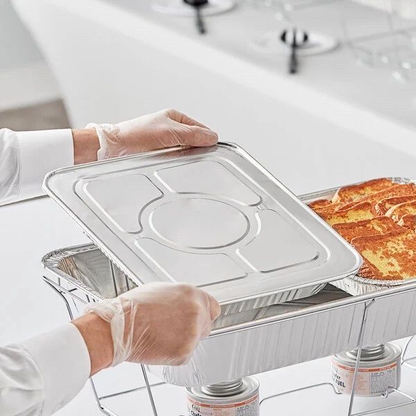 Choice Foil Steam Table Pan Lid - Half Size