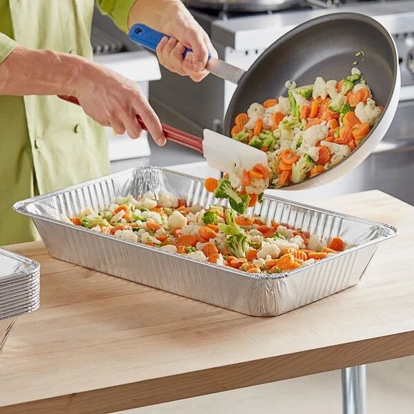 Choice Full Size Foil Steam Table Pan Deep 3 3/8&quot; Depth - Full Size Deep