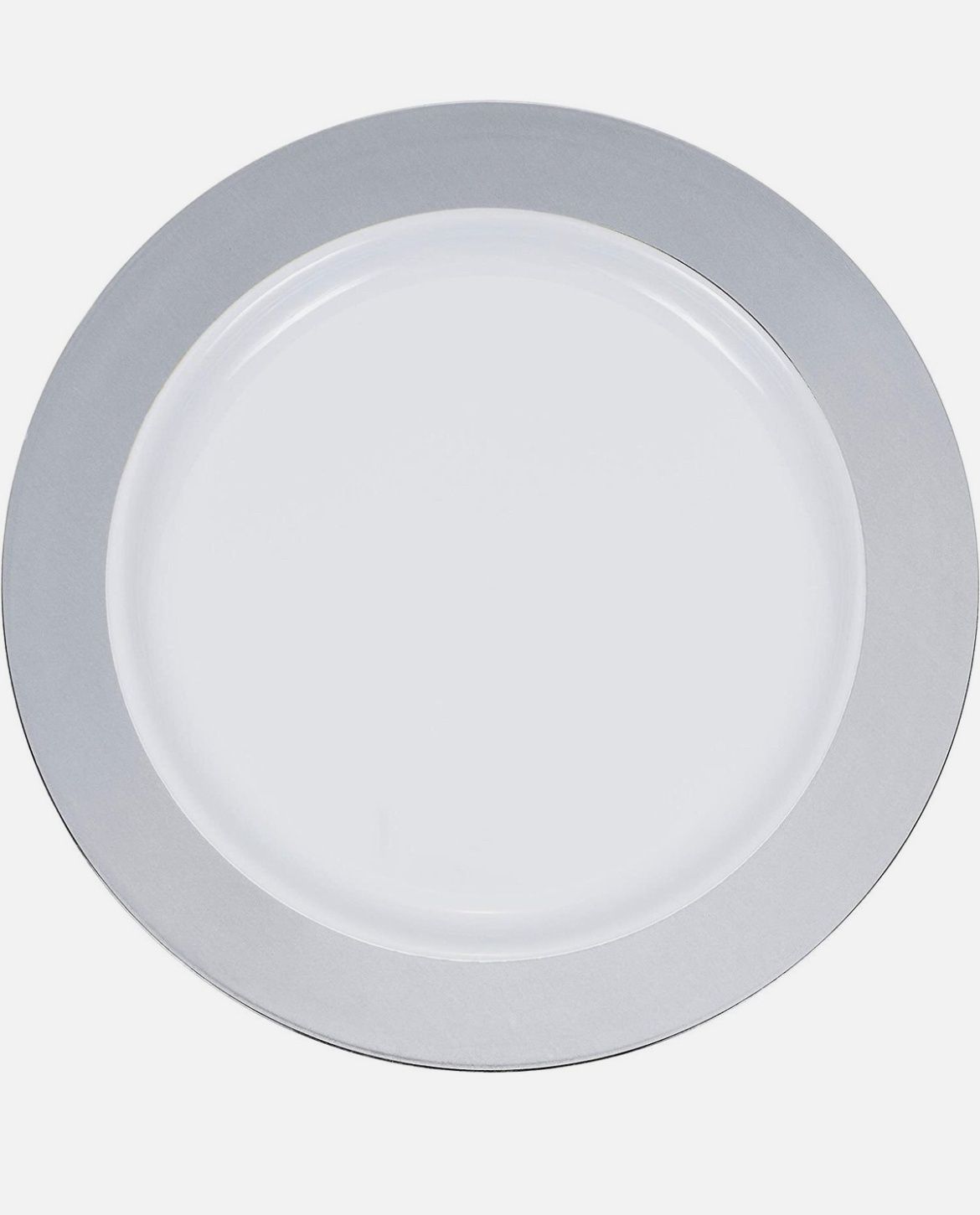 Sensations Silver Plastic Dessert Plates, 7.5&quot;, 10 Ct