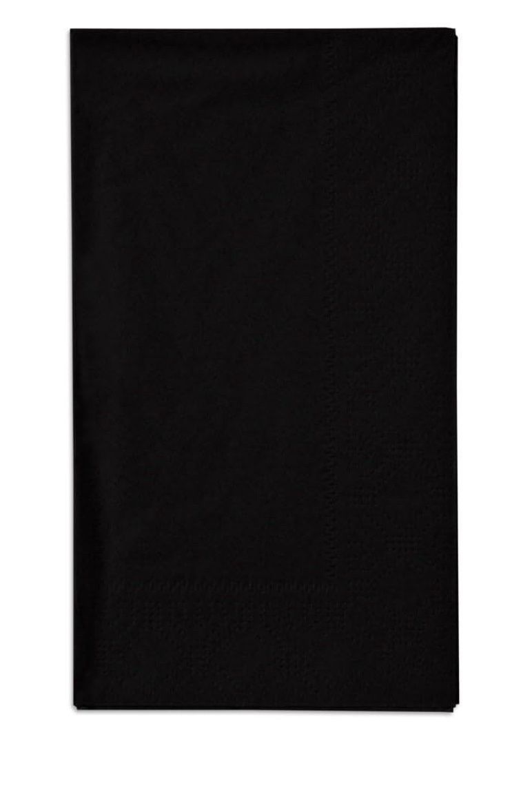 2-Ply 50 Count Paper Dinner Napkins, Black Velvet