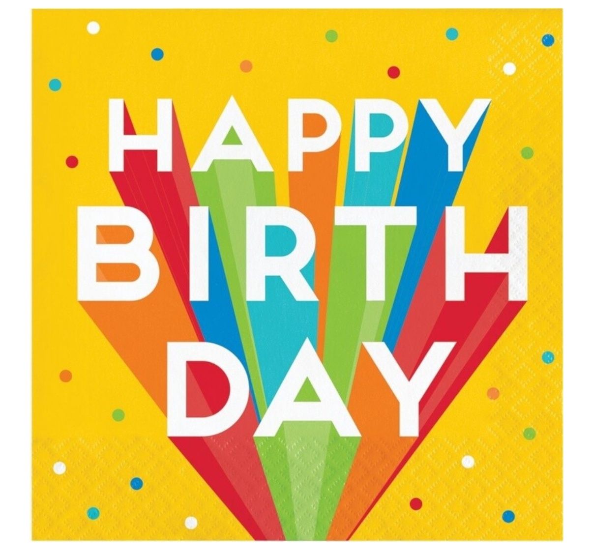 Napkins - LN - Big Birthday Bash - 16pkg - 2ply
