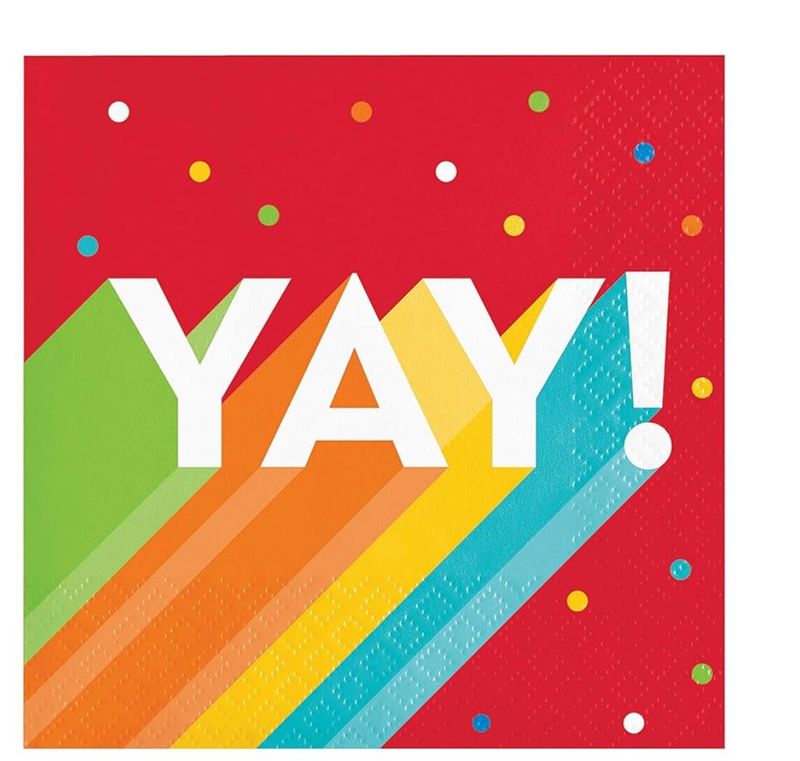 Napkins - Bev - Big Birthday Bash - 16pkg - 2ply