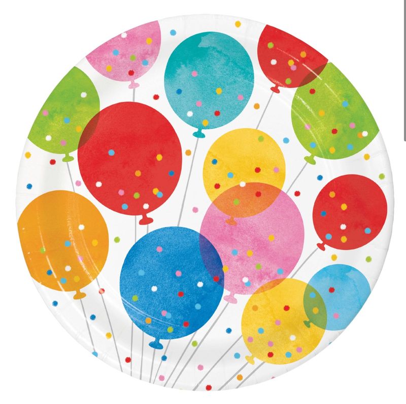 PLT9inch 8CT CONFETTI BALLOONS