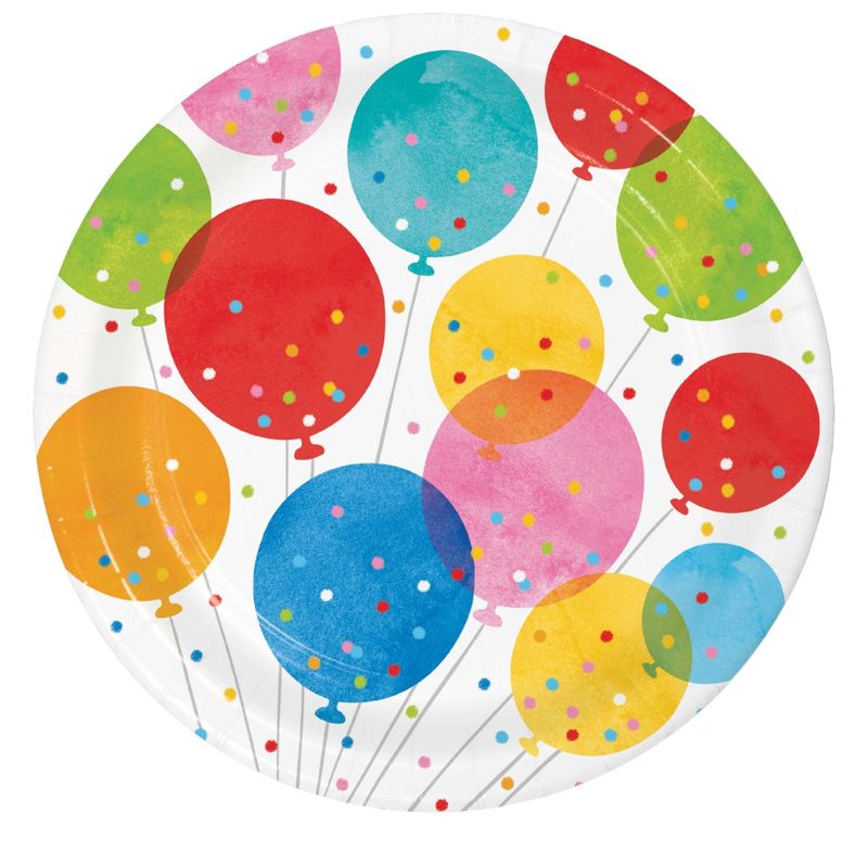 PLT7inch 8CT CONFETTI BALLOONS