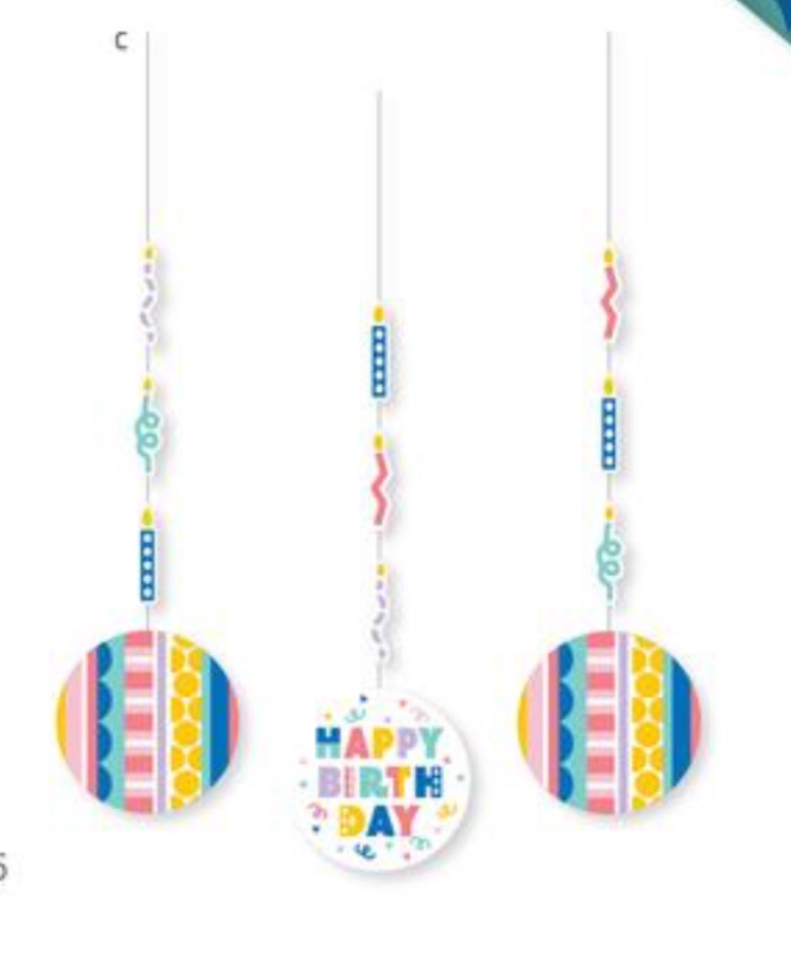 Party Paterns HANGING CUTOUTS