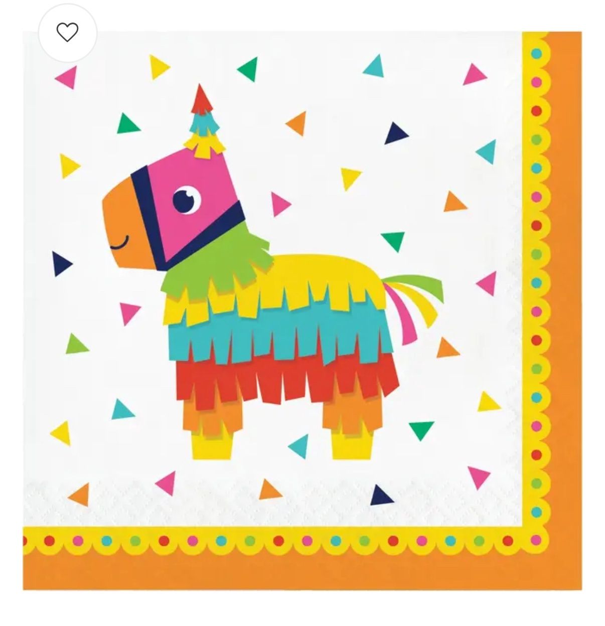 Creative Converting Fiesta Fun Luncheon Napkins-16 Count