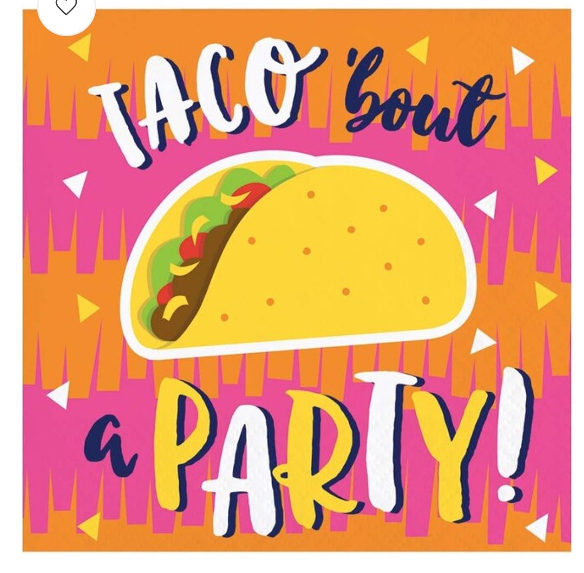 Creative Converting 16CT BEV FIESTA FUN TACO &#39;BOUT PARTY