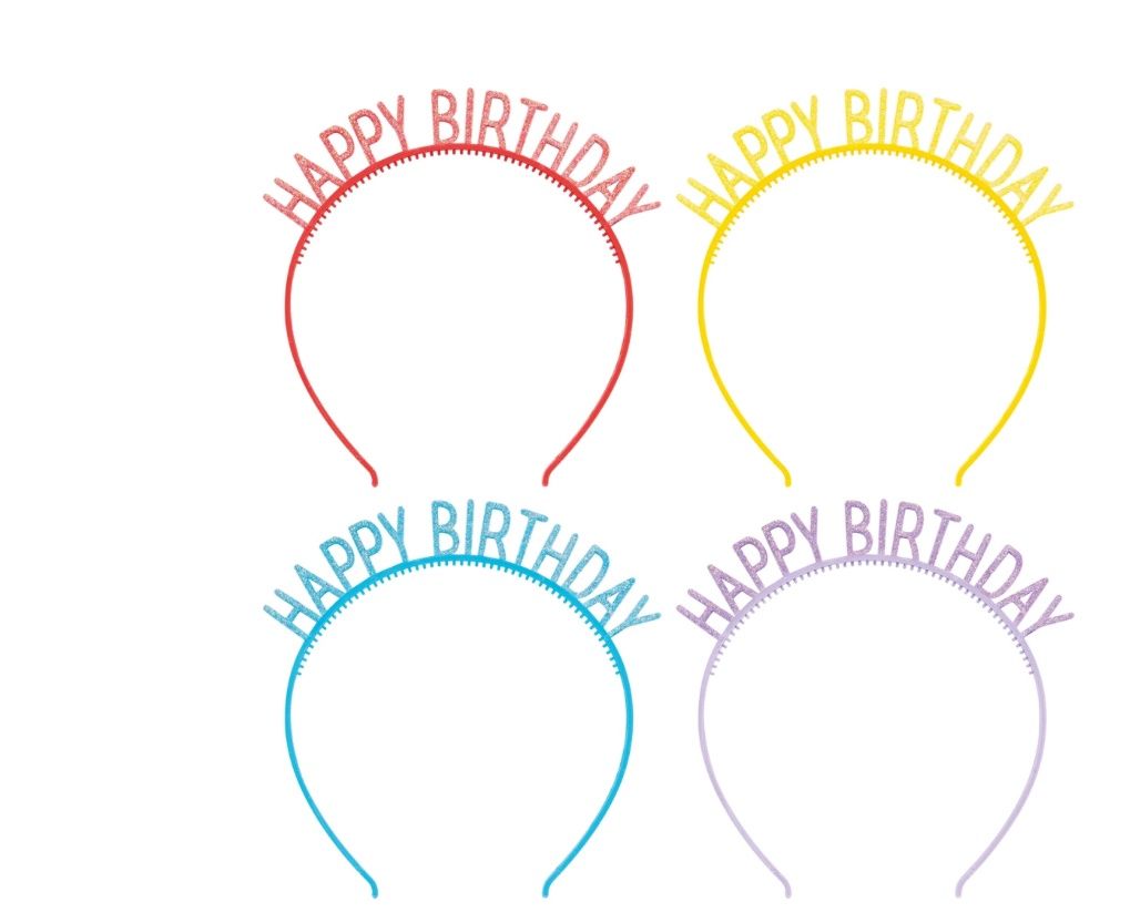 Creative Converting, Birthday headband Set, 4 pcs.