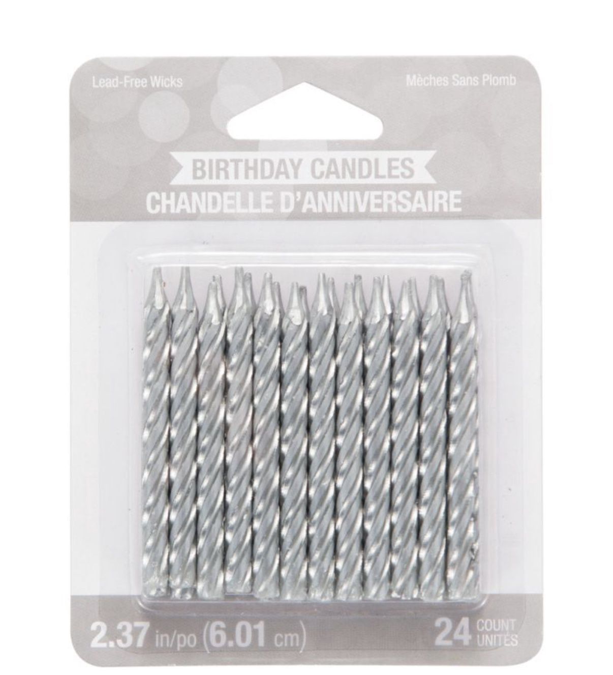 Creative Converting, Cake Candles, 6 cm, 24 pc.